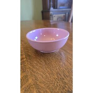 Vintage Pink Ceramic Cereal Bowl 5 Inch Round MCM